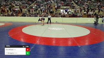 140 lbs Quarterfinal - Nathan Wilson, The Storm Wrestling Center vs Trey Gregory, Teknique Wrestling