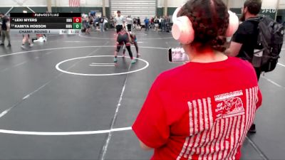 168-184 lbs Champ. Round 1 - Kamiya Hobson, MWC Wrestling Academy vs Lexi Myers, Nebraska Wrestling Academy
