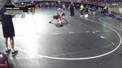 95 lbs Champ. Round 2 - Jarrell Harris, Nebraska Wrestling Academy vs Brycen Bockelman, Waverly Wrestling Club
