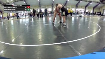 285 lbs Cons. Round 3 - Jack MacDonald, Buffalo Unattached vs Keagan Martin, Purdue