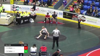 117 lbs Consi Of 32 #1 - Connor Glass, Peters Township vs Sam Caton, Slippery Rock