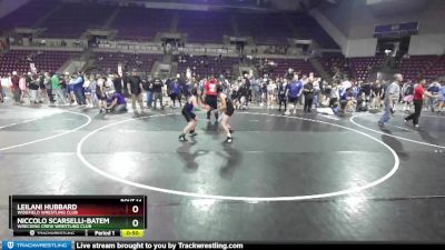 96-97 lbs Round 1 - Leilani Hubbard, Widefield Wrestling Club vs Niccolo Scarselli-Bateman, Wrecking Crew Wrestling Club