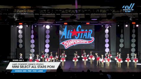 Lake Country Dance Studio - Mini Select All Stars Pom [2025 Mini - Prep - Pom - Large Day 2] 2025 ASCS Dance Grand Nationals & Cheer Showdown