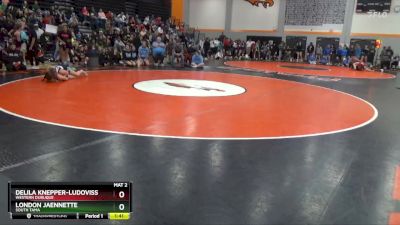 120 lbs Cons. Round 1 - London Jaennette, South Tama vs Delila Knepper-Ludovissy, Western Dubuque