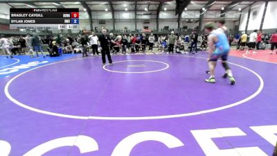 165 lbs 3rd Place Match - Bradley Caygill, DCWA vs Dylan Jones, Douglas Mat Club