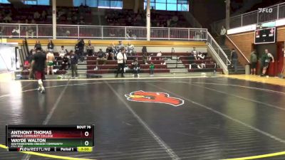 165 lbs 5th Place Match - Anthony Thomas, Umpqua Community College vs Wayde Walton, Southwestern Oregon Community College