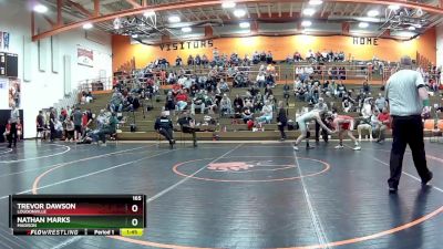 165 lbs Semifinal - Trevor Dawson, Loudonville vs NATHAN MARKS, Madison