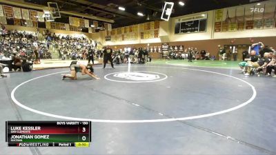 150 lbs Cons. Round 3 - Luke Kessler, San Clemente vs Jonathan Gomez, Sultana