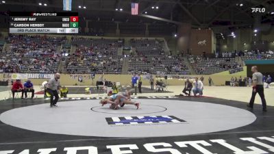 165 lbs 3rd Place Match - Carson Herbst, Madison Central vs Jeremy Ray, Union County