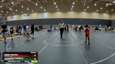 64 lbs Round 1 - Owen Truong, NOVA WC vs Leonardo Marenco, Warhawks