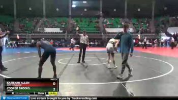 138 lbs Cons. Round 5 - Ka`Reyan Allen, Clay Chalkville vs Cooper Brooks, Jasper