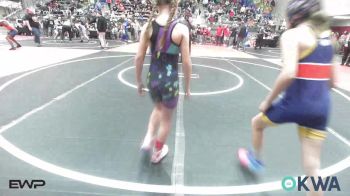 67 lbs Quarterfinal - Emyle Thompson, HURRICANE WRESTLING ACADEMY vs Maggie Bowman, Team Tulsa Wrestling Club