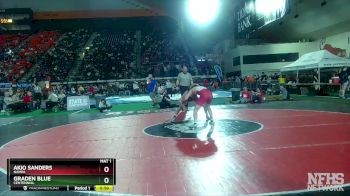 5A 145 lbs Cons. Round 2 - Akio Sanders, Nampa vs Graden Blue, Centennial