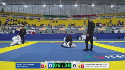 YASMIM CAROLINE ALENCAR DE OLIVE vs THAYNÁ PAVÃO ALMEIDA TEAM FUINHA 2026 FPJJ Circuito Paulista GI Etapa 3