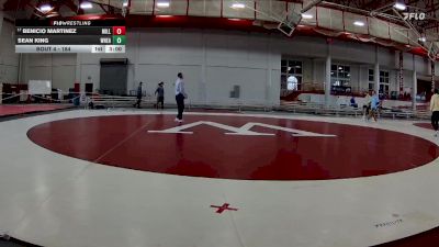 184 lbs Prelim - Benicio Martinez, Millikin vs Sean King, Wheaton (il)