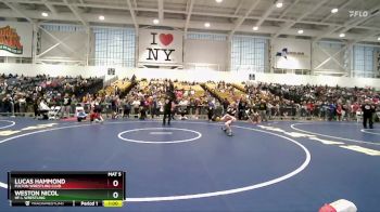 113 lbs Cons. Round 3 - Lucas Hammond, Fulton Wrestling Club vs Weston Nicol, HF-L Wrestling