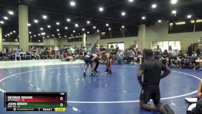 132 lbs Round 1 (6 Team) - George Dennis, MF Dynasty vs John Breen, Indy WC