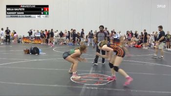 92 lbs Round 3 (10 Team) - Bella Galfetti, Team Palmetto vs Kassidy Davis, Washington Dual Team