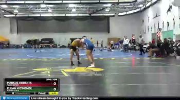 133 lbs Cons. Semi - Elijah Moshenek, Alfred State vs Markus Roberts, Manchester