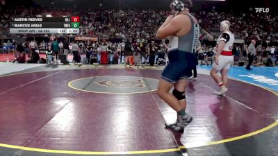 5A 285 lbs Semifinal - Austin Reeves, Hillcrest vs Marcus Arias, Twin Falls