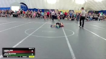 72 lbs Round 3 (8 Team) - Aiden Orr, FORGE vs Jace Beaston, WV Wild