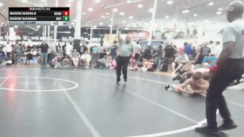 191 lbs Semifinal - Mason Marolo, Mat Assassins Black - HSC vs Mason Savidan, Team Shutt Mau Mau - HSC