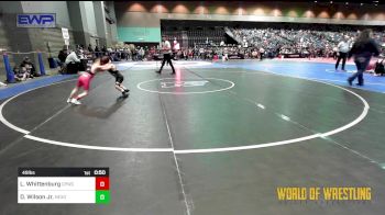 49 lbs Consi Of 8 #1 - Lincoln Whittenburg, Ceres Pups Wrestling Club vs Daniel Wilson Jr., NexGen Regional Training Center