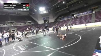 116.8-123.1 lbs Champ. Round 3 - Tinsley Williams, Pikes Peak Warriors Wrestling vs Owen Whaley, Bear Cave Wrestling Club