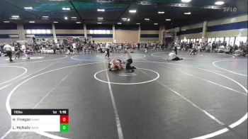 116 lbs Quarterfinal - Hunter Finegan, Hawks Athletic Club vs Logan McNally, Wasatch WC