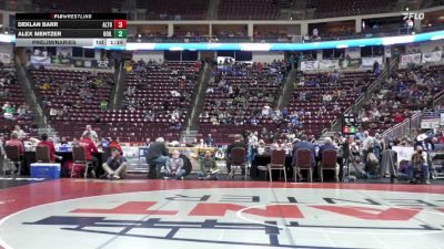 127 lbs Preliminaries - Deklan Barr, Altoona vs Alex Mentzer, Boiling Springs