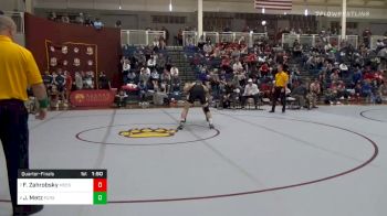 Quarterfinal - Frankie Zahrobsky, McCallie School vs Joseph Metz, Pinecrest Academy