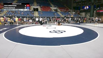132 lbs Cons. Rd Of 32 - Cole Armstrong, Idaho vs Fotis Koufalis, New York