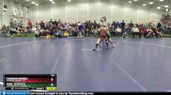 105 lbs Round 5 (6 Team) - Cannon Boren, Wyoming Brown vs Axel Schultz, South Dakota Thunder