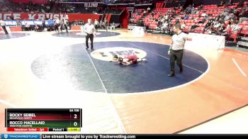 3A 106 lbs Cons. Round 1 - Rocco Macellaio, Wheaton (North) vs Rocky Seibel, Belleville (West)