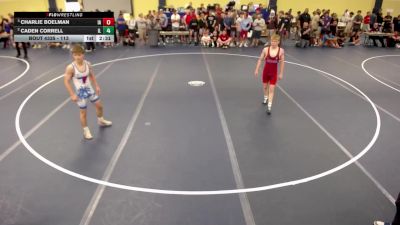 113 lbs Semis - Charlie Boelman, IA vs Caden Correll, IL