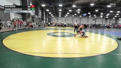 142 lbs Rr Rnd 2 - Ryan Briggs, TDWC Maniacs Grey - MS vs Gabriel Monticello, TNWC Rideout - MS