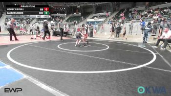 83 lbs Quarterfinal - Henry CAYGILL, Raw Wrestling Club vs Zayden Jones, Cushing Tigers