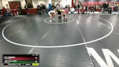 144 lbs Cons. Round 6 - Kiptyn Cook, Rawlins vs Pj Lorimer, Star Valley