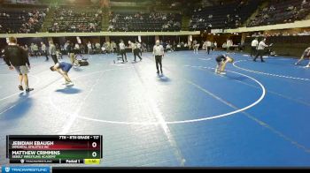 117 lbs Quarterfinal - Jebidiah Ebaugh, Immortal Athletics WC vs Matthew Crimmins, Sebolt Wrestling Academy