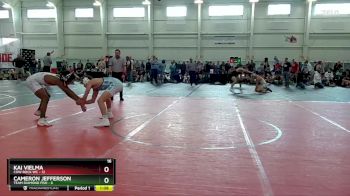 132 lbs Round 4 (10 Team) - Cameron Jefferson, Team Diamond Fish vs Kai Vielma, Cow Rock WC