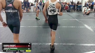 84 lbs Round 4 (6 Team) - Kaiden Vincent, Moser`s Mat Monster vs Jordan Madonna, Ruthless