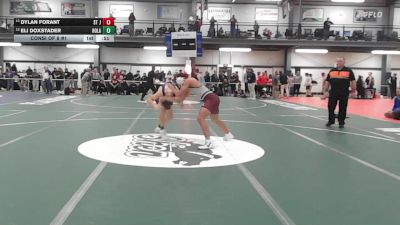 157 lbs Consi Of 8 #1 - Dylan Forant, St Joesphs Collegiate Inst vs Eli Doxstader, Holand Patent