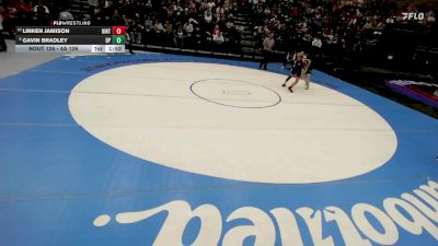 4A 126 lbs Quarterfinal - Gavin Bradley, Deseret Peak vs Linken Jamison, Uintah