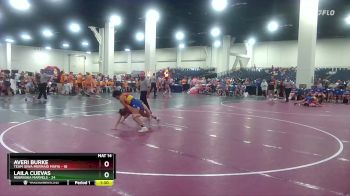 135 lbs Semis & Wb (16 Team) - Averi Burke, Team Iowa Mermaid Mafia vs Laila Cuevas, Nebraska Marvels