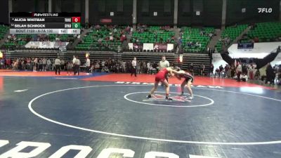 6-7A 132 Cons. Semi - Alicia Whitman, Thompson HS vs Selah Schrock, Sparkman