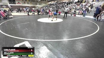 110 lbs Round 3 - Cora Flahive, Fallbrook Wrestling Club vs Bella Leon, GWC/TIGERS