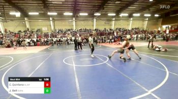 156 lbs Round Of 16 - Caleb Quintana, Alamosa vs Jake Belt, Durango WC