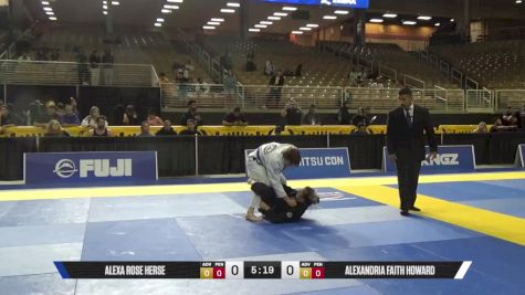 Alexandria Faith Howard vs Alexa Rose Herse 2025 Pan Jiu Jitsu IBJJF Championship