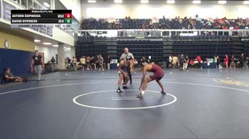 157 lbs Champ. Round 2 - David Sypnicki, Santa Rosa Junior College vs Jayden Espinoza, Mt. San Antonio College