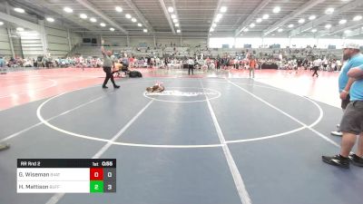 56 lbs Rr Rnd 2 - Gabriel Wiseman, 84 Athletes vs Hunter Mattison, Buffalo Valley Wrestling Club - Black